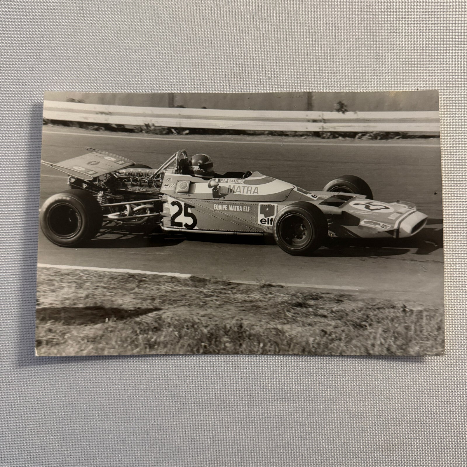 1970 Belgian Grand Prix Racing Photo Photograph Jean Pierre Beltoise JP Beltoise