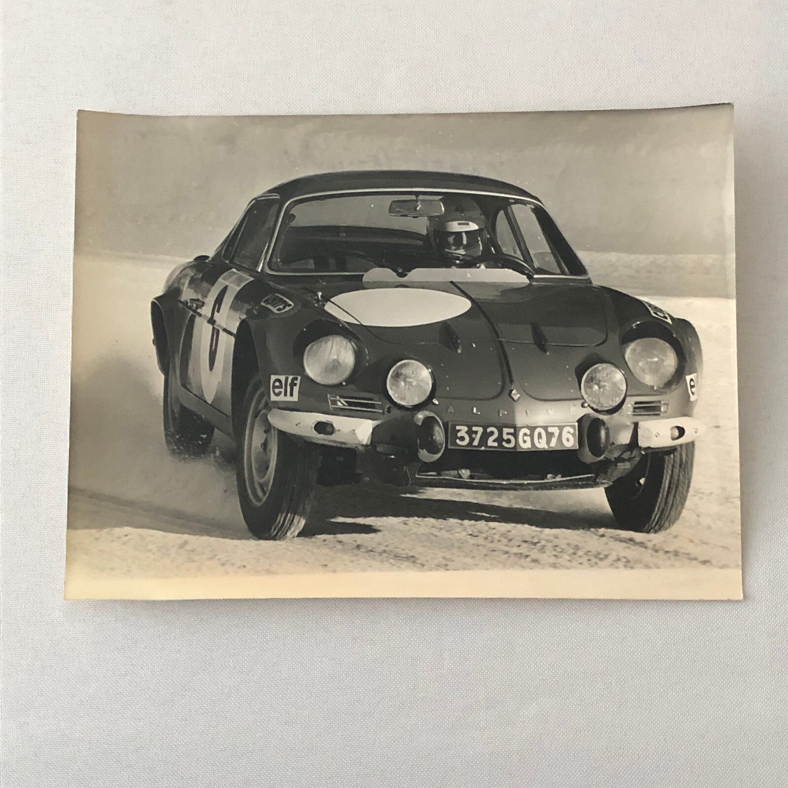 Vintage Renault Alpine Rally Racing DPPI Press Photo Photograph Print