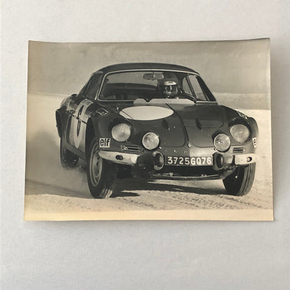Vintage Renault Alpine Rally Racing DPPI Press Photo Photograph Print