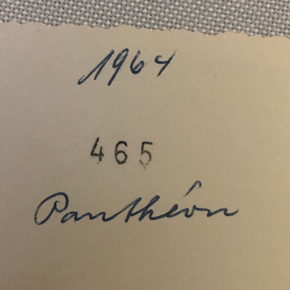 Vintage Photo Photograph Parthenon Greece Cars Automobile Citroen Tag AL22SM1