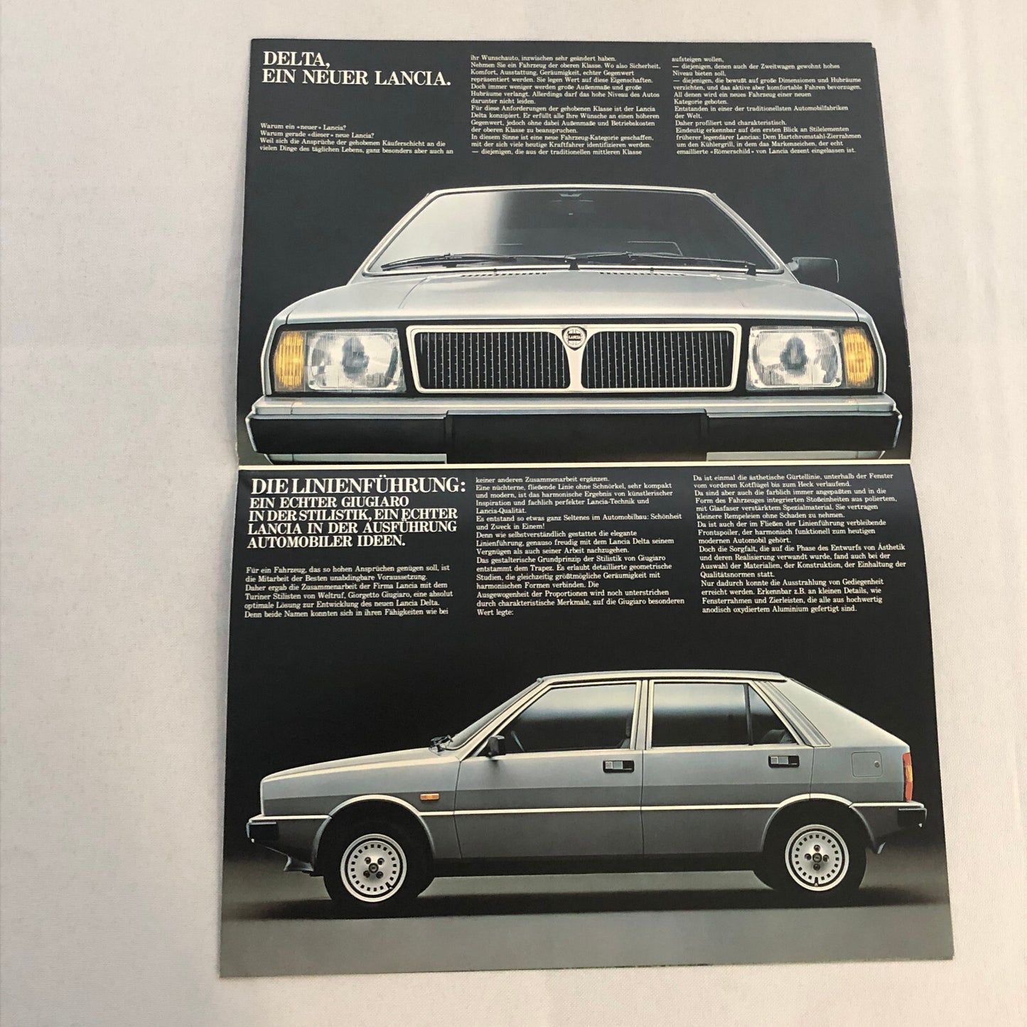 Lancia 1300 and 1500 Car Sales Brochure Catalog German Text