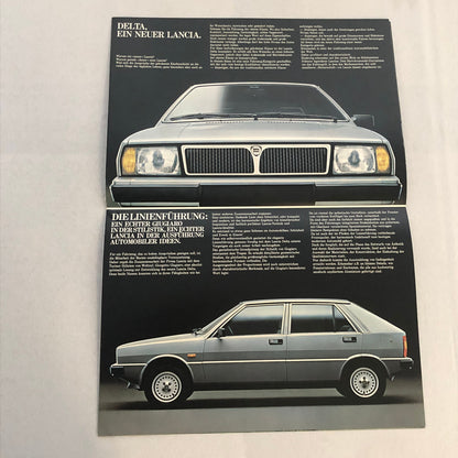 Lancia 1300 and 1500 Car Sales Brochure Catalog German Text
