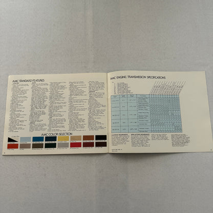 1978 AMC Car Sales Brochure Catalog AMC Concord Pacer Gremlin AMX Matador