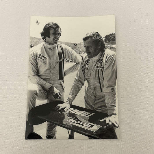 Vintage Racing Photo 1971 Interlagos Brazil F2 Race Graham Hill Tim Schenken
