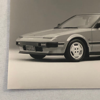Vintage Toyota MR2 Car Factory Press Photo Photograph German Text European