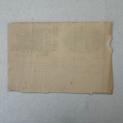 Hartman Manufacturing Company Agricultural Implements Document Receipt 1908