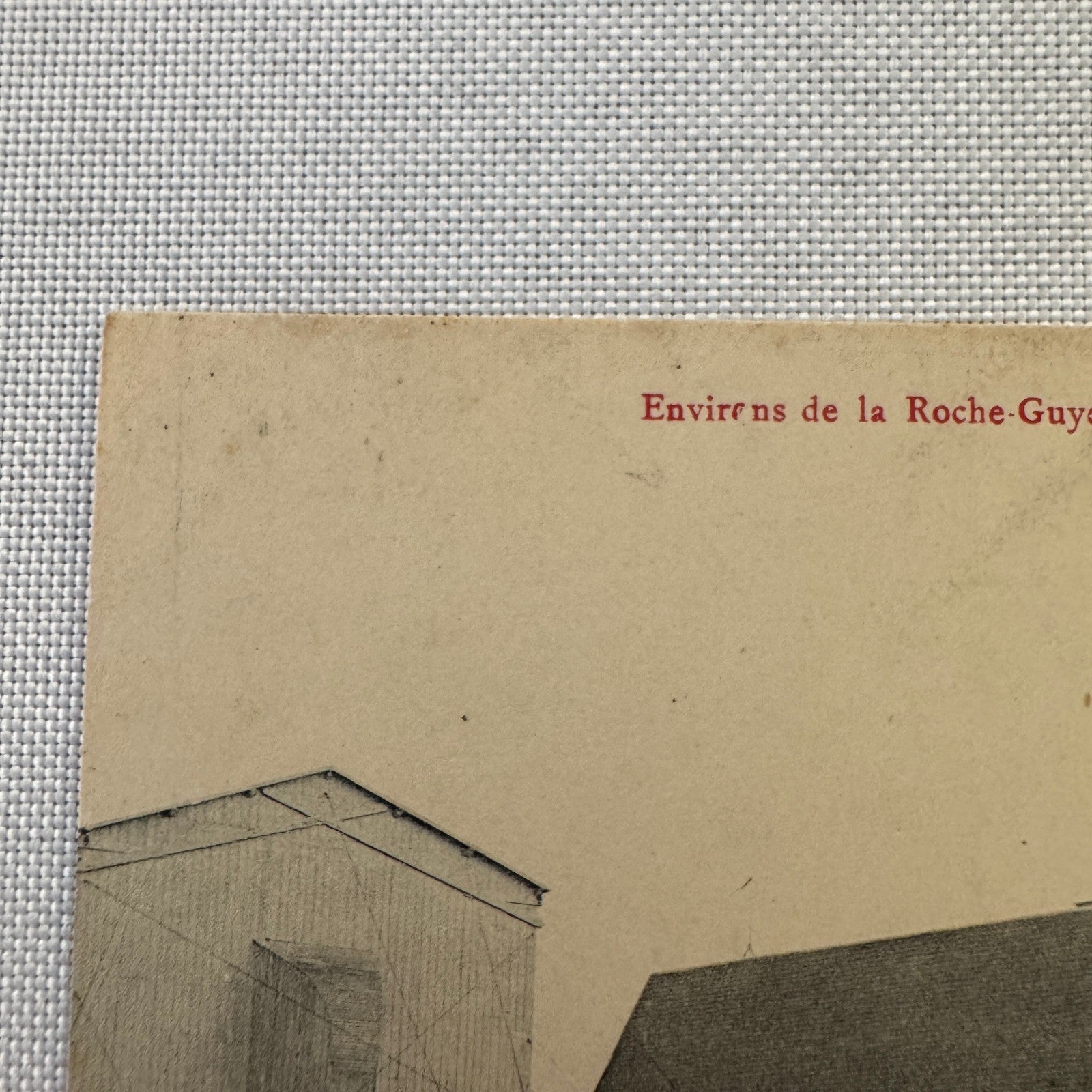 Vintage Zeppelin Airship Dirigible Hangar Building Postcard Post Card French