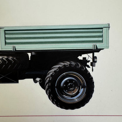 Mercedes Benz Unimog Truck Illustration Art Drawing Hand Drawn Robert Preis