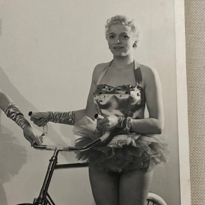 Koraly Sisters Circus Bicycle Balancing Act Photo Photograph Print