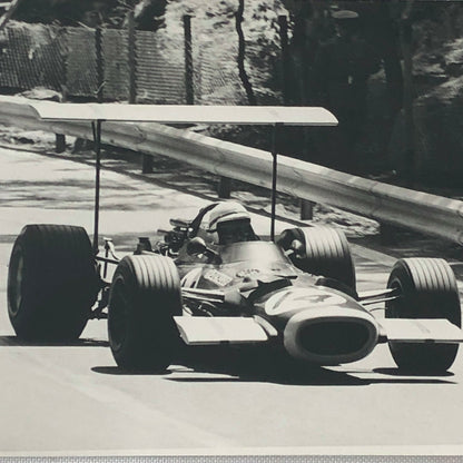 Vintage Racing Photo Photograph John Surtees BRM V12 1969 Barcelona Spain GP 