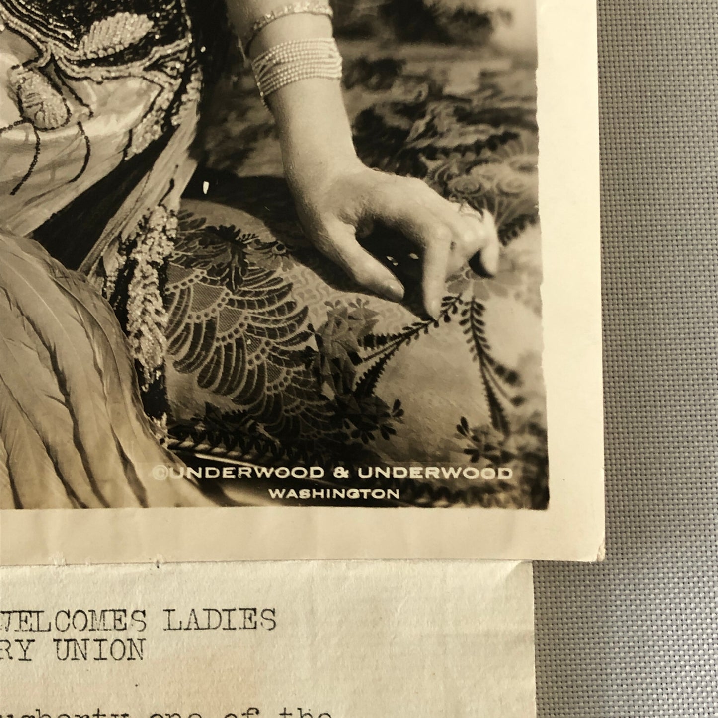 Press Photo Photograph 1925 Washington Society Leader Woman Portrait Image