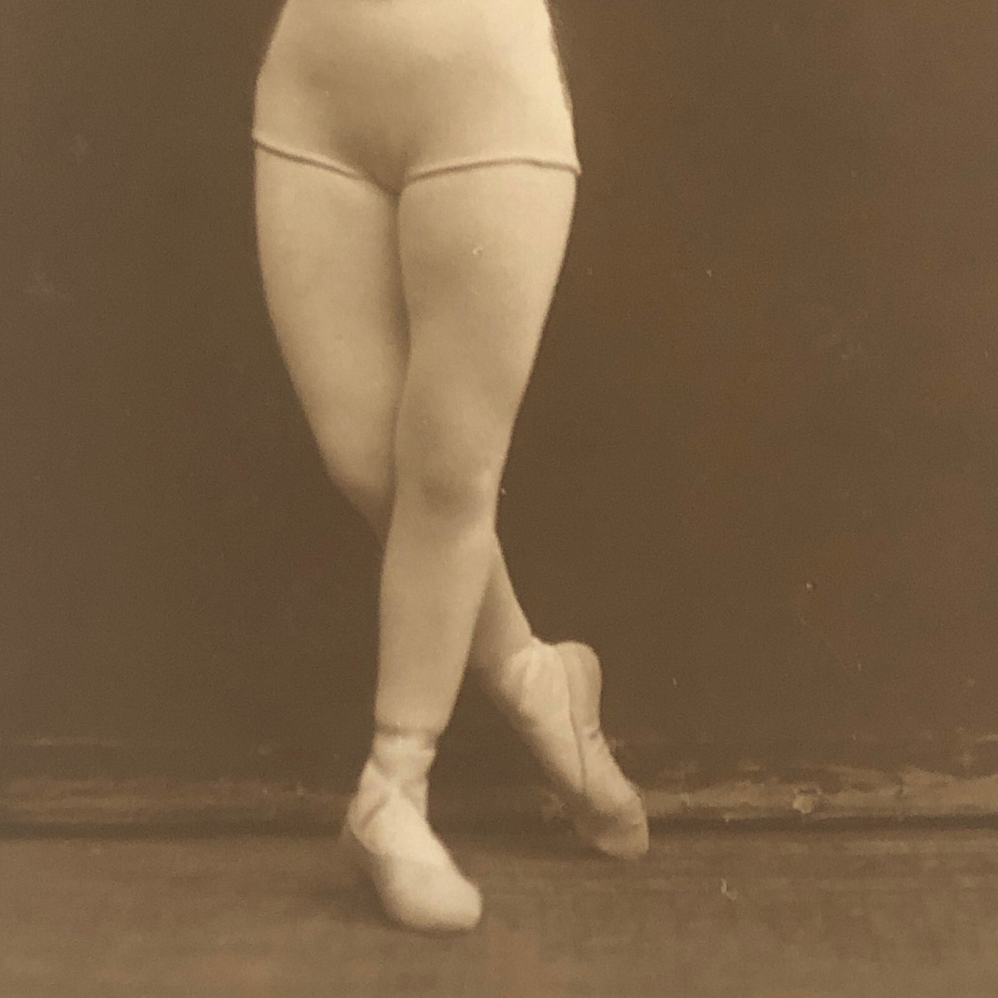 Circus Performer Dancer Acrobat Real Photo Postcard RPPC Post Card Vintage