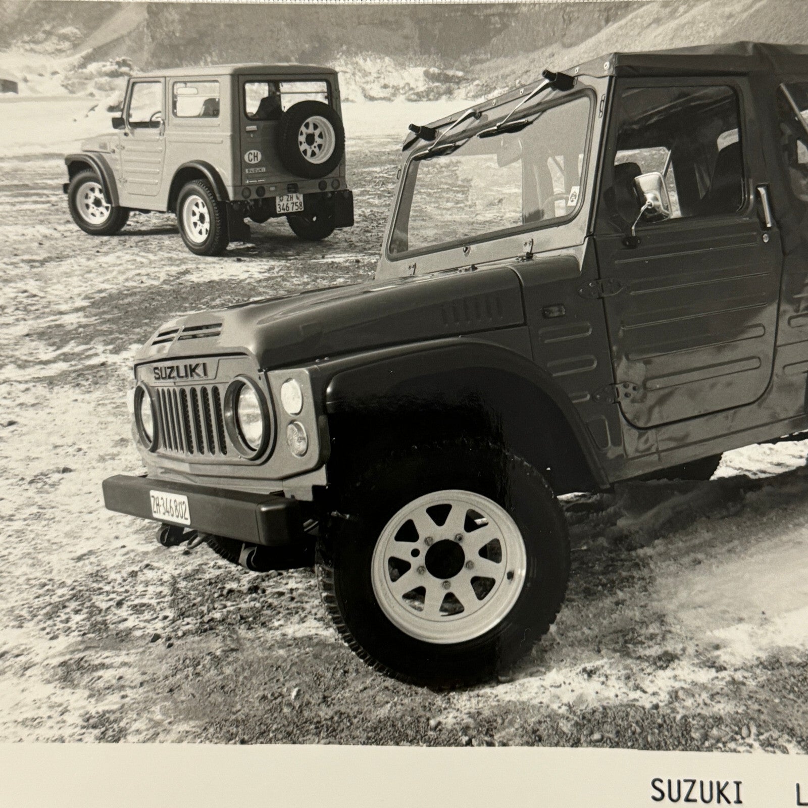 Suzuki LJ80 GL and LJ80 GLV Factory Press Photo Photograph