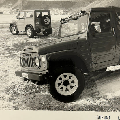 Suzuki LJ80 GL and LJ80 GLV Factory Press Photo Photograph