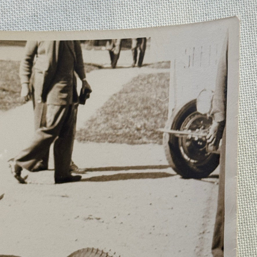 Vintage HRG Racing Car Photo Photograph Print Motorsport Driver Race