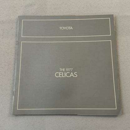 1977 Toyota Celica Car Sales Brochure Catalog GT ST Liftback Hardtop