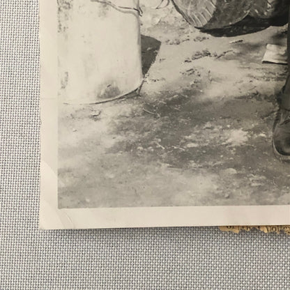Vintage Press Photo Photograph Print Man Locating Oil using Baguette Toronto