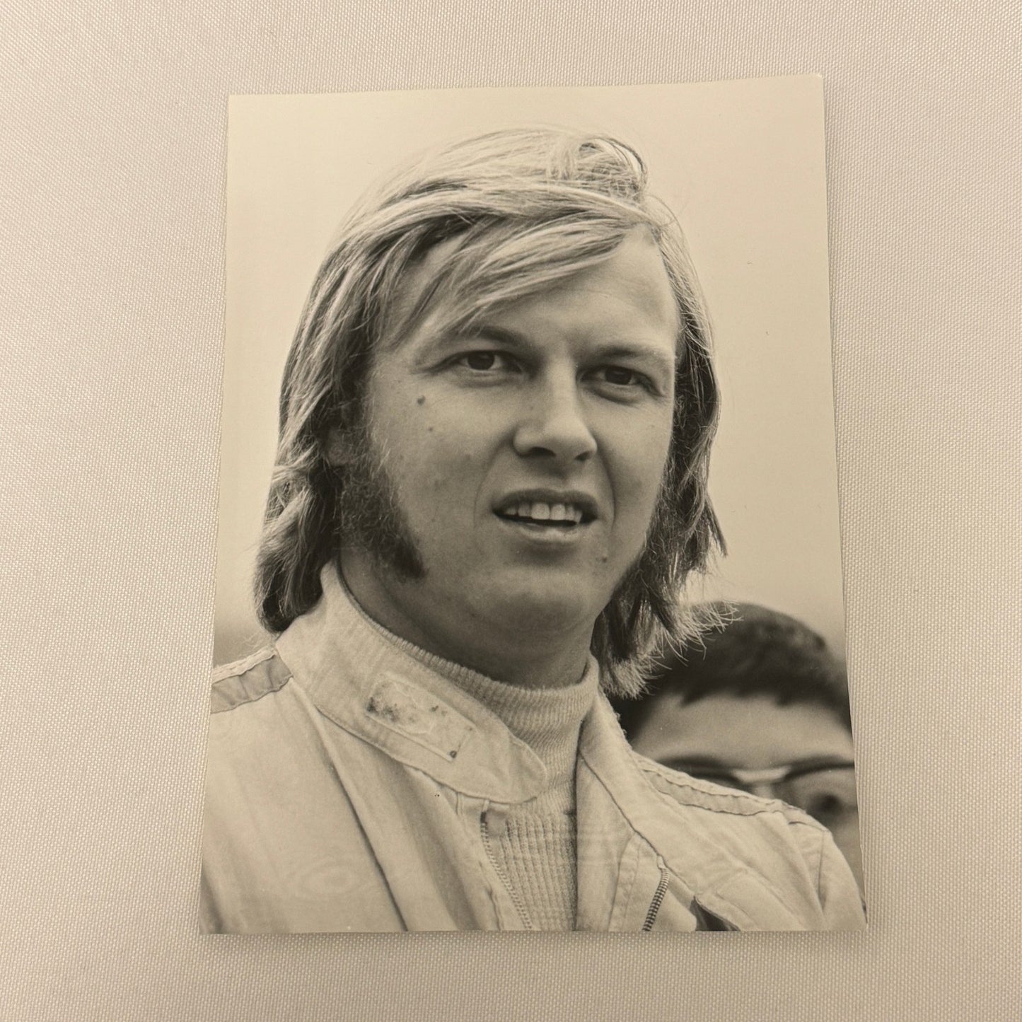 Vintage Racing Photo 1971 Hockenheim F2 Race Ronnie Peterson Driver Motorsport