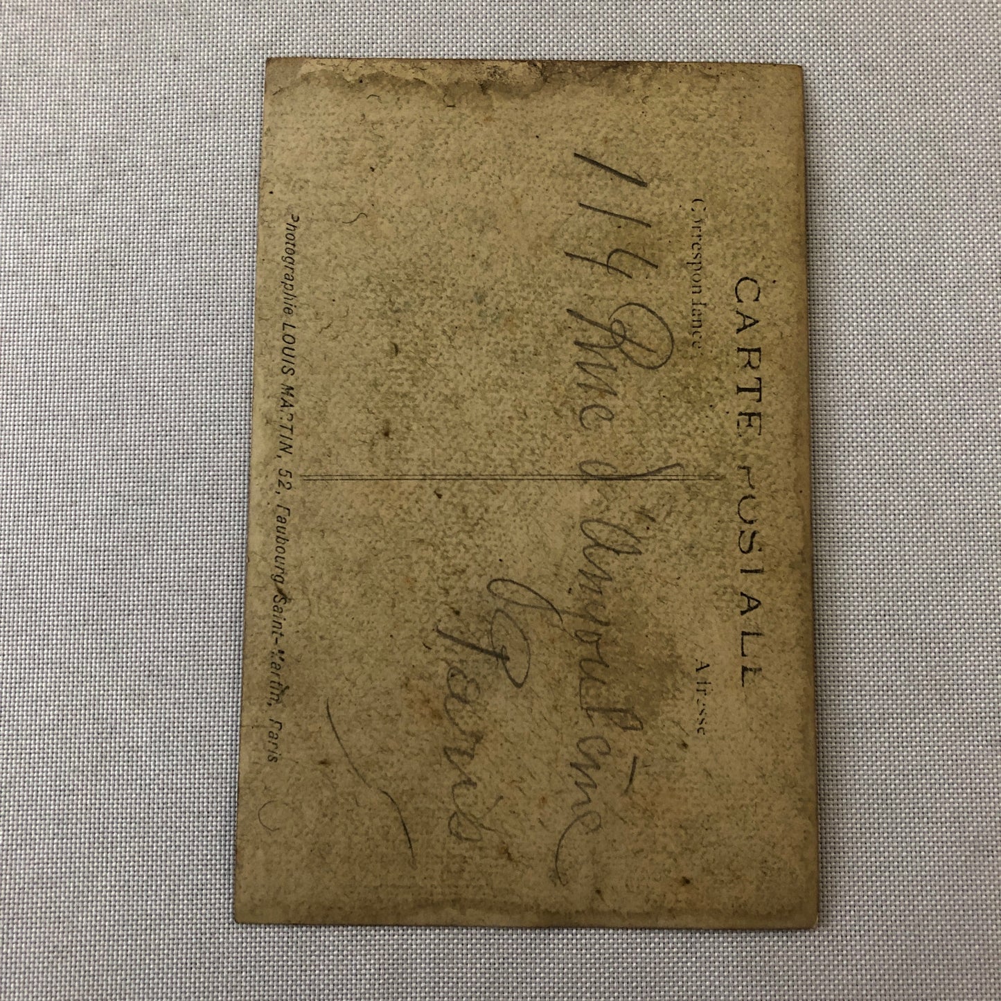 Circus Performer Real Photo Postcard Post Card RPPC Family Child Les Sterlings