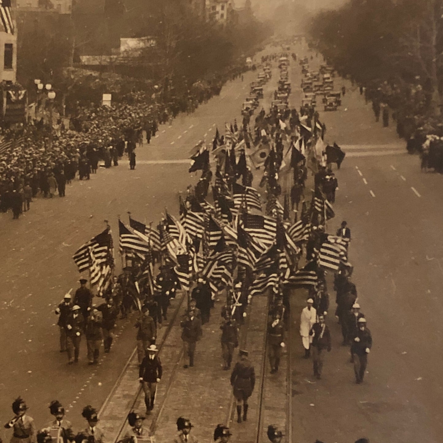 Press Photo Photograph President Franklin Roosevelt Inauguration Parade FDR 1933