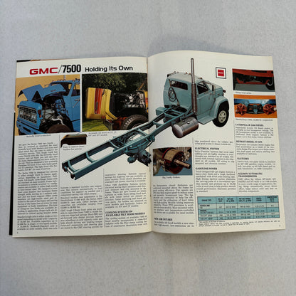 GMC 7500 Truck Sales Brochure Catalog Advertising