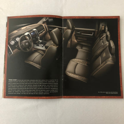 2012 Dodge Ram Pickup Truck Sales Brochure Catalog Big Horn Outdoorsman Laramie 