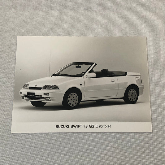 Suzuki Swift GS Cabriolet Convertible Car Factory Press Photo Photograph