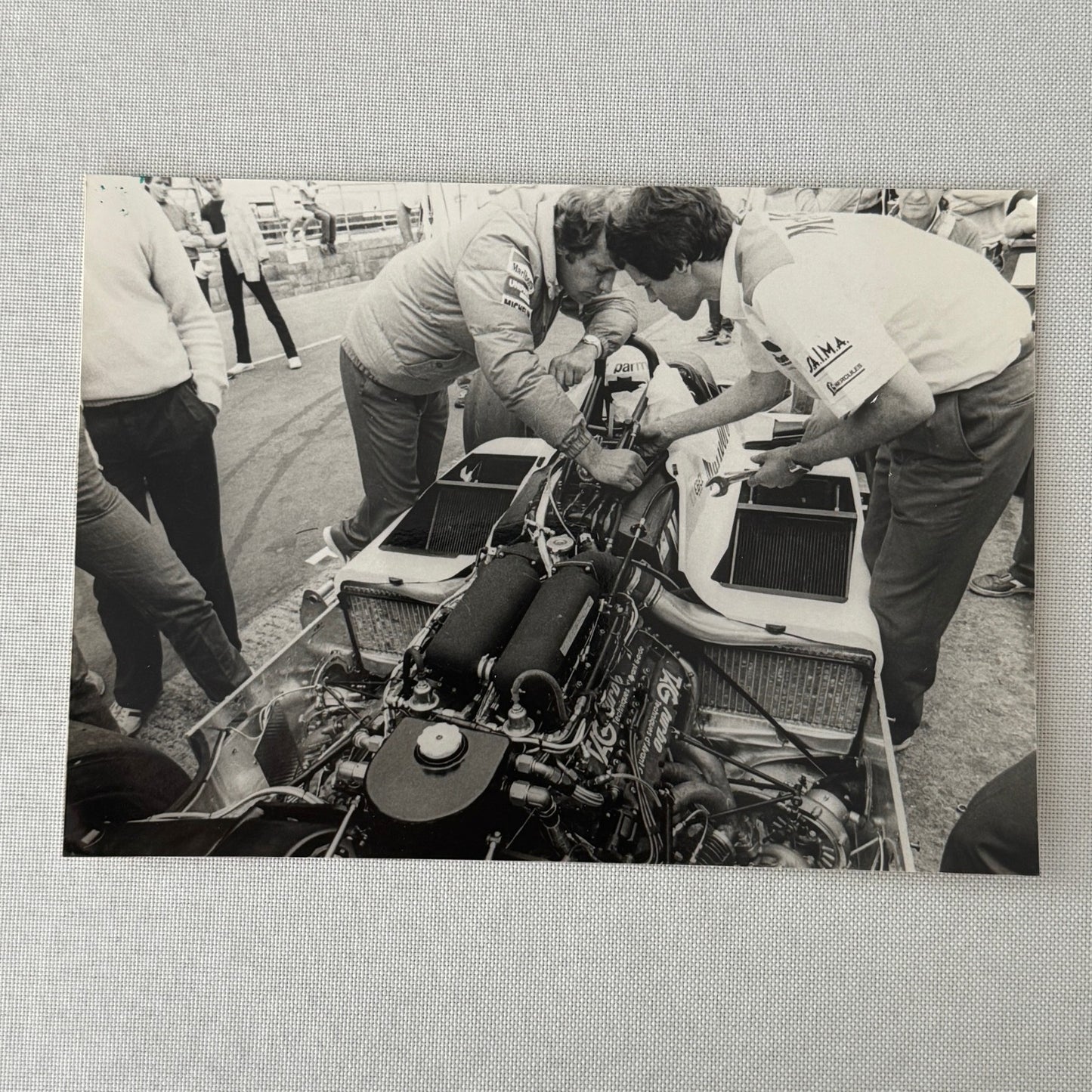 McLaren Porsche Tag Turbo Racing Car Photo Photograph Print 1983