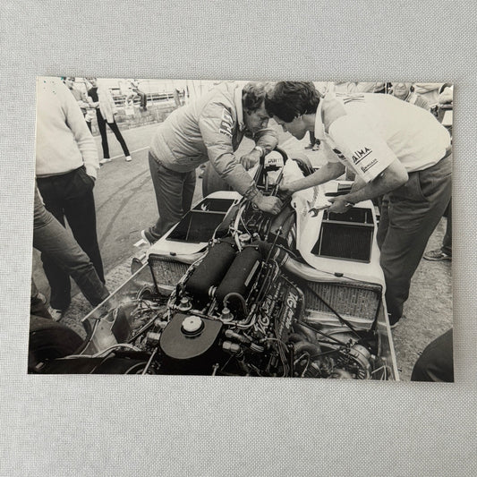 McLaren Porsche Tag Turbo Racing Car Photo Photograph Print 1983