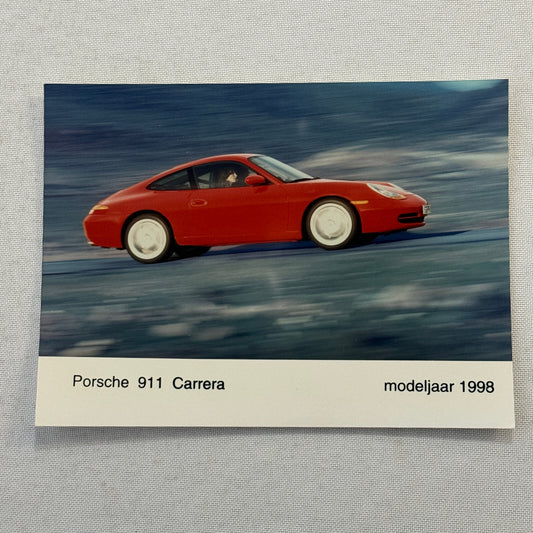1998 Porsche 911 Carrera Car Factory Press Photo Photograph