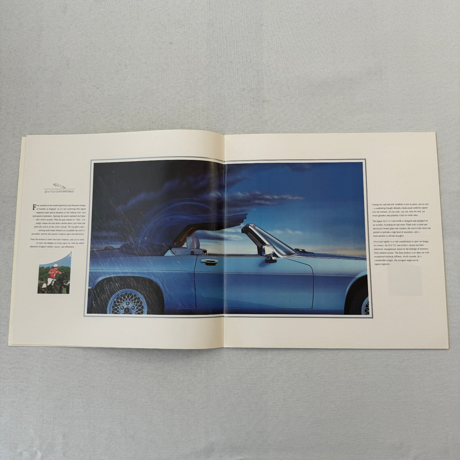 Jaguar XJ-S V12 Car Sales Brochure Catalog Advertising Coupe Convertible