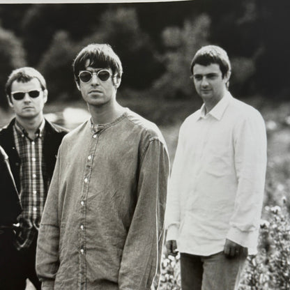 Oasis Publicity Press Photo Photograph Liam Gallagher Noel Gallagher 1995