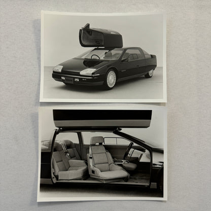 Nissan NX-21 Concept Car Prototype Photo Photograph Lot 2x Nissan NX21 NX 21