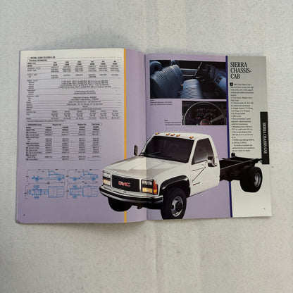 1992 GMC Commercial Truck Sales Brochure Catalog Vandura Safari Pickup Motorhome