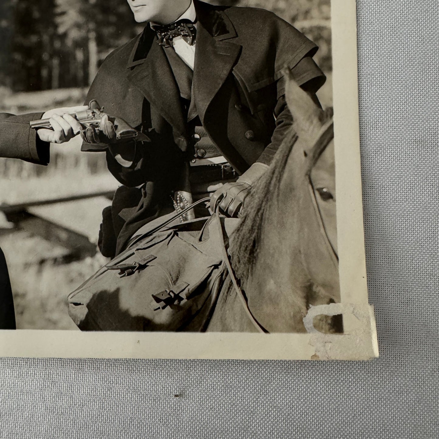 Vintage Movie Still Press Photo Photograph Western Movie Unidentified Actors