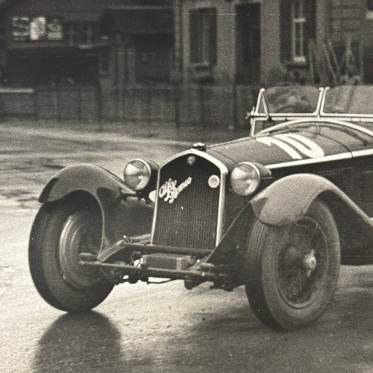 Alfa Romeo 8C 2300 Racing Car Photo Photograph 1949 Modern Print