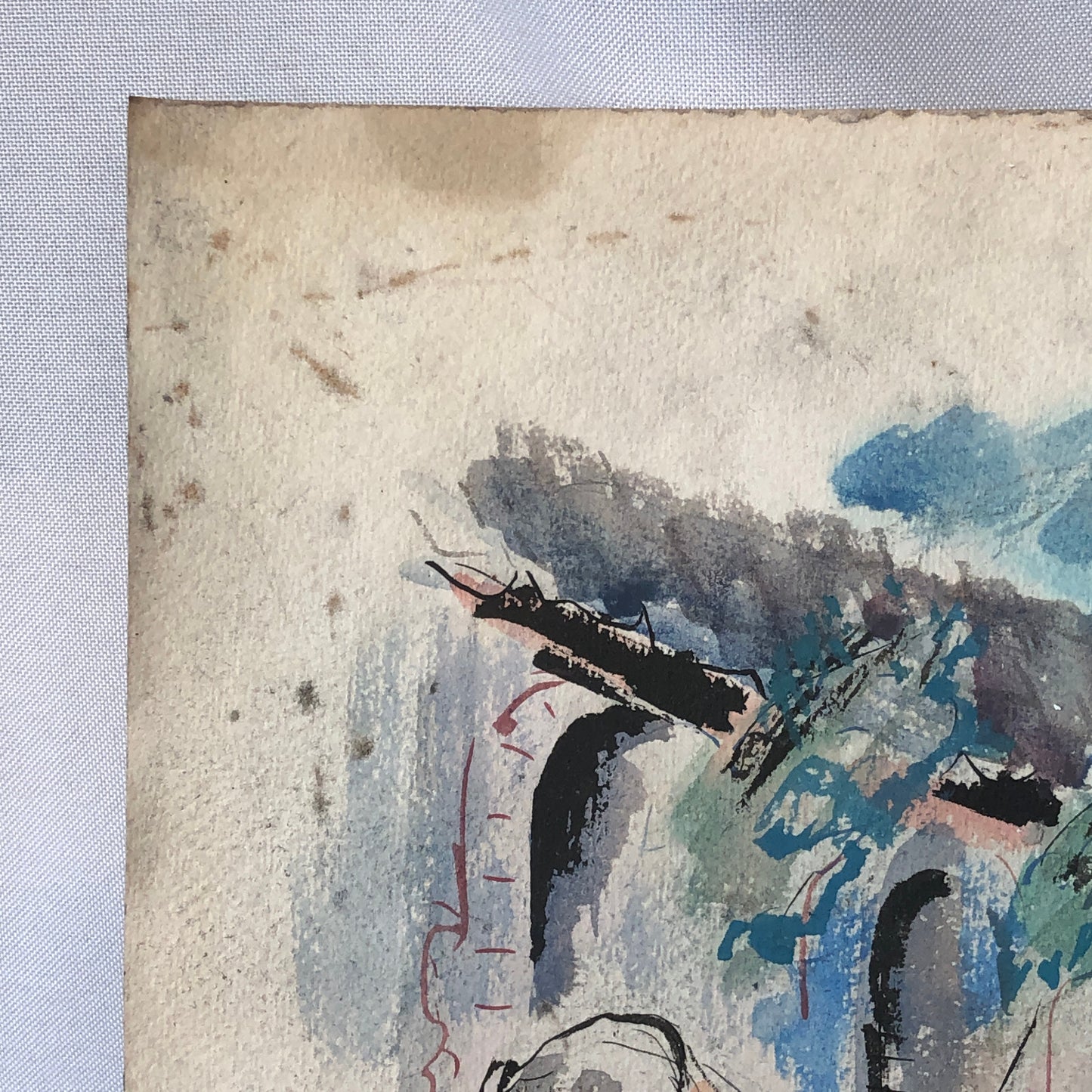 Vintage Painting Art Artwork Artist Arthur E Sudler Woman Teapot