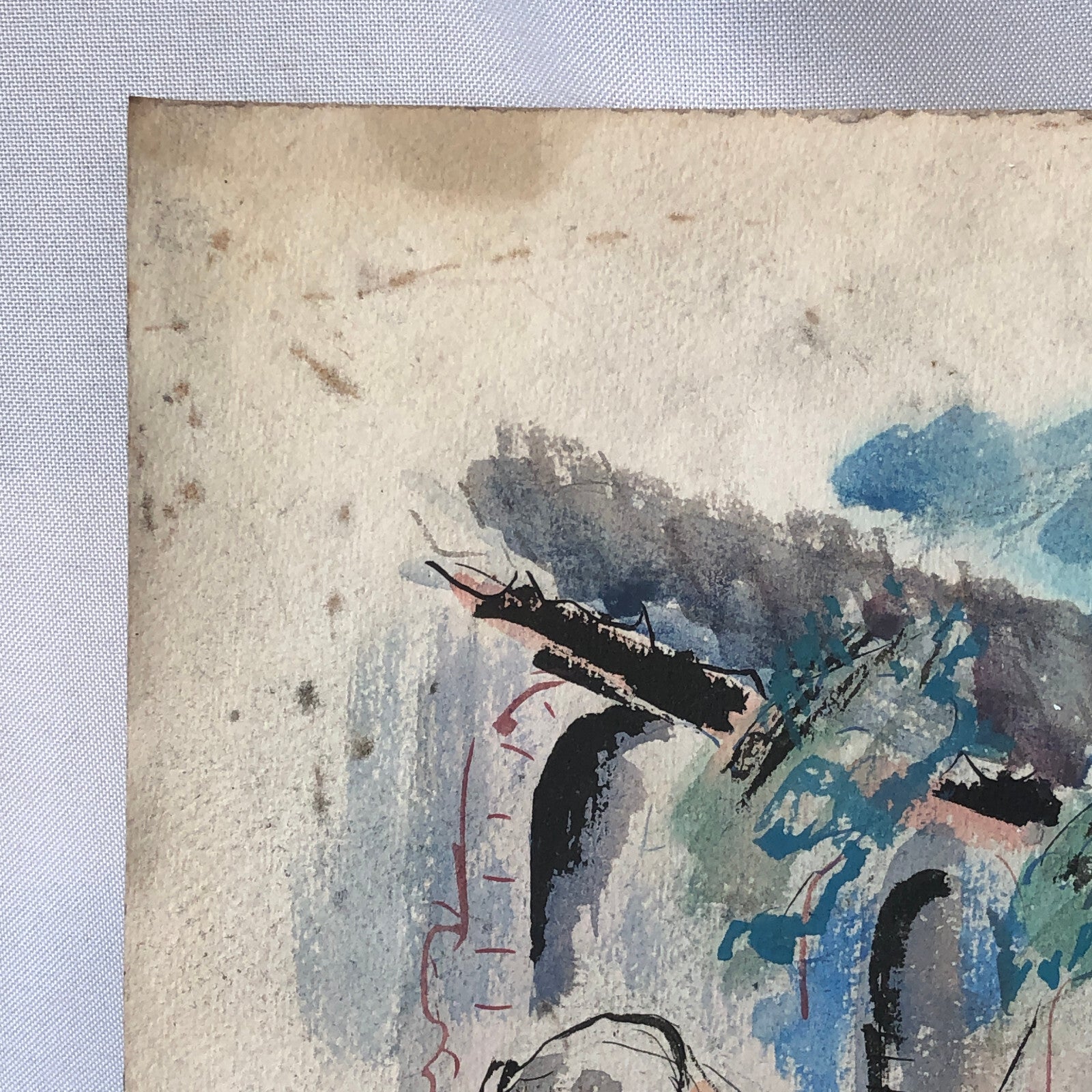 Vintage Painting Art Artwork Artist Arthur E Sudler Woman Teapot