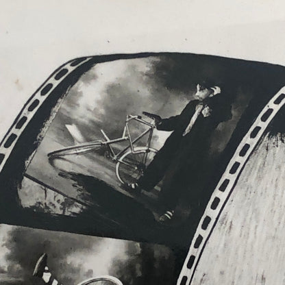 Circus Clown Bicycle Act Photo Photograph Vintage Dick Avan