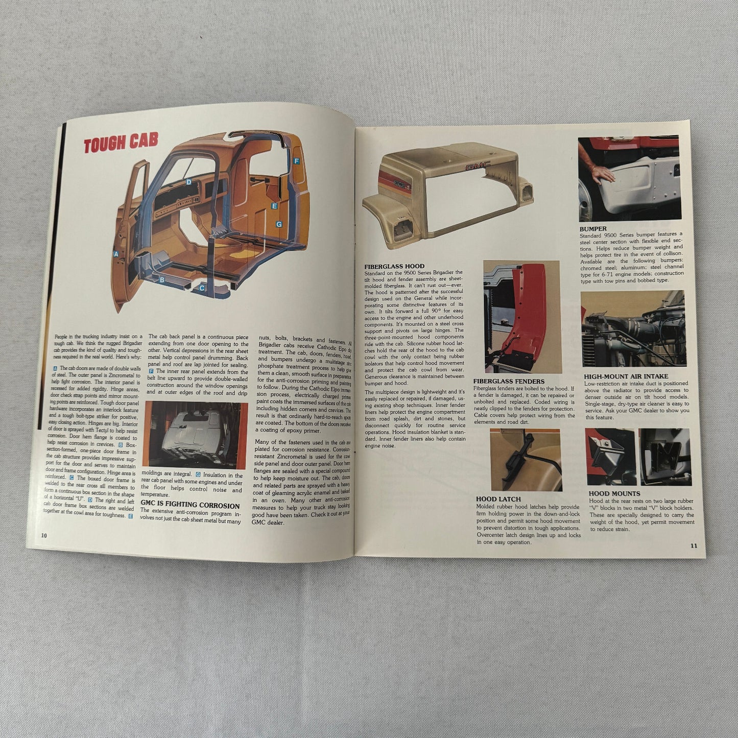 GMC Brigadier Truck Sales Brochure Catalog Advertising Vintage 8000 9500