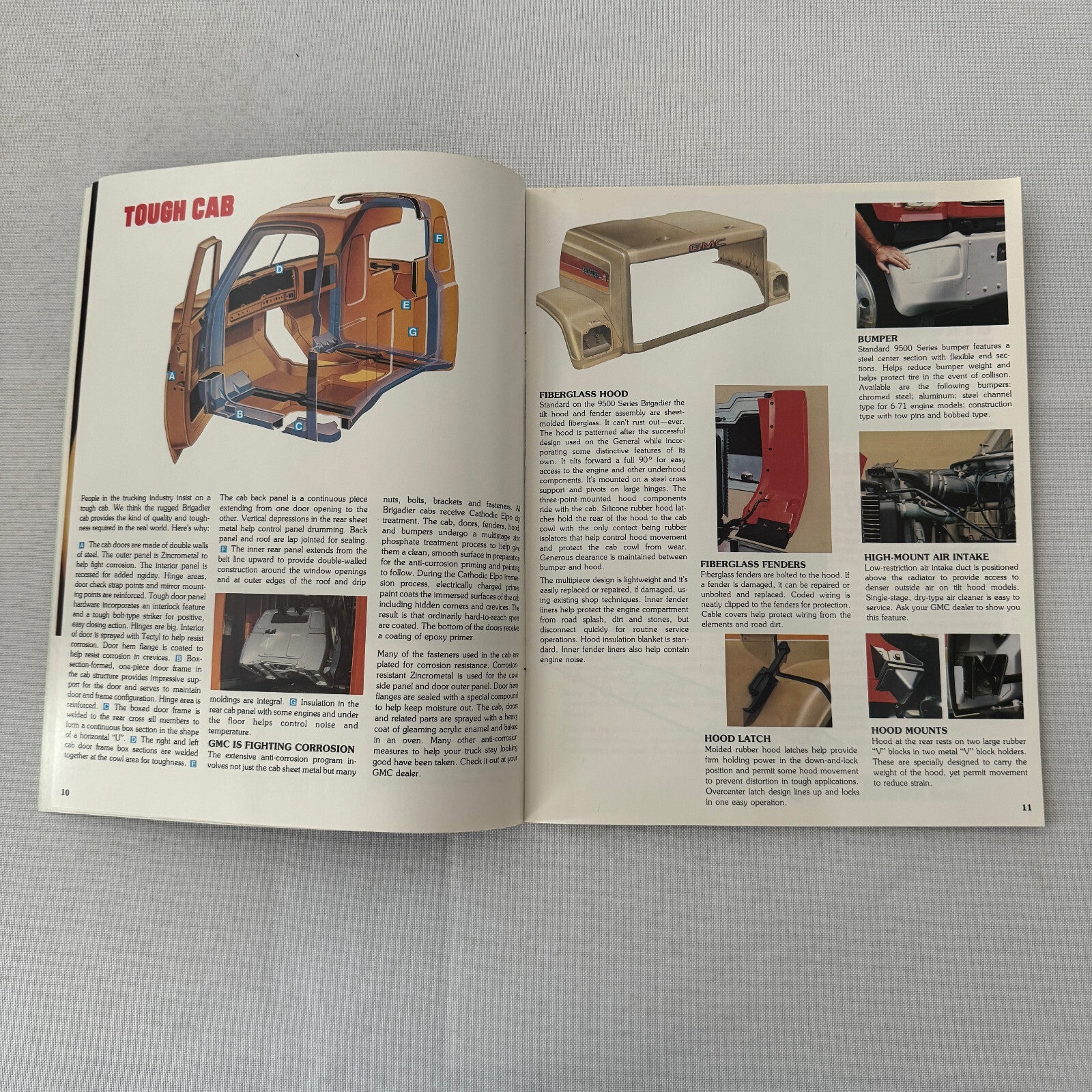 GMC Brigadier Truck Sales Brochure Catalog Advertising Vintage 8000 9500