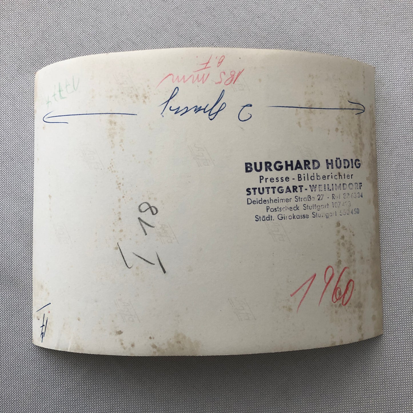 Vintage Solitude Grand Prix Racing Photo Photograph 1960