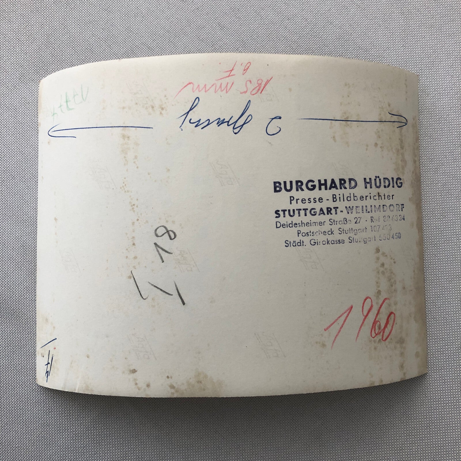 Vintage Solitude Grand Prix Racing Photo Photograph 1960