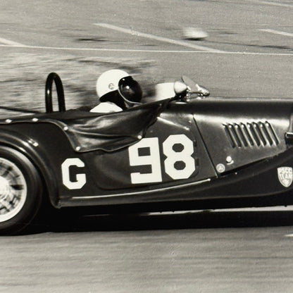 Morgan Racing Photograph Mike Evans Dodger Stadium Vintage Image Modern Print