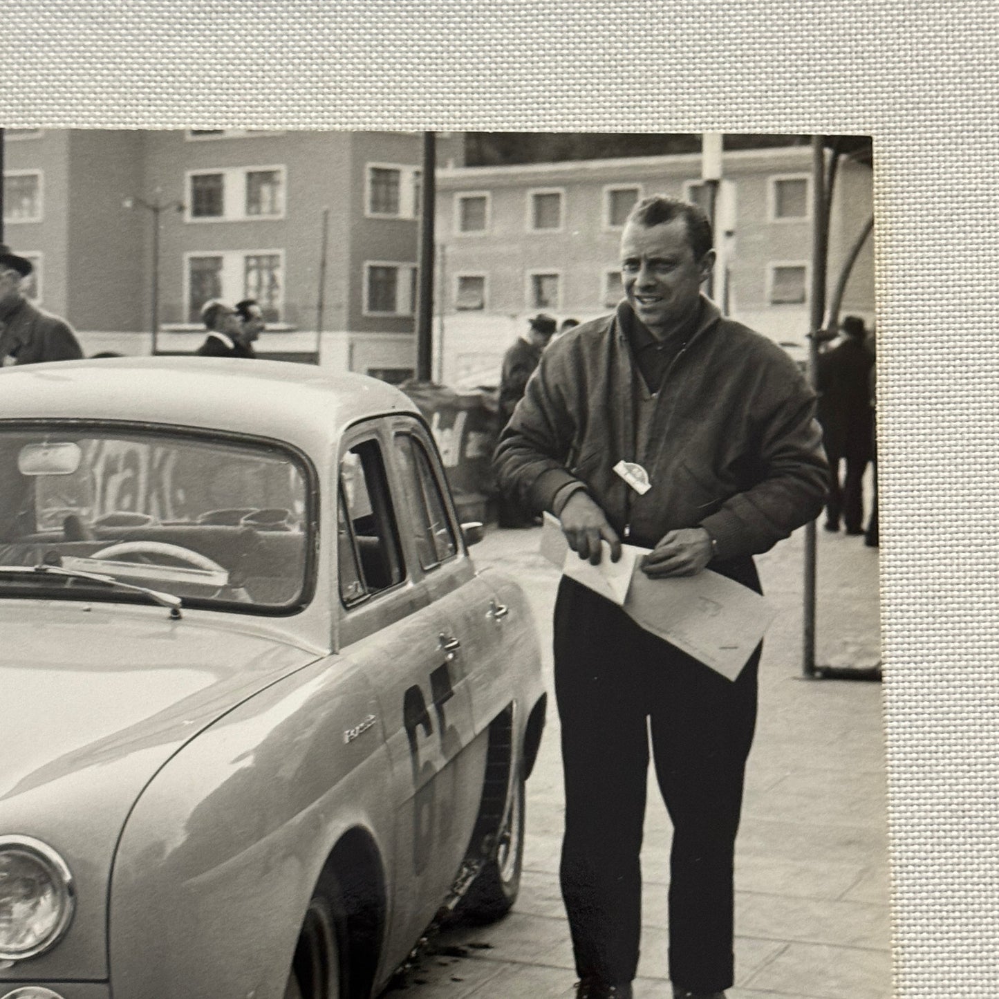 1958 Rallye Monte Carlo Renault Dauphine Car Photo Photograph Rally Racing