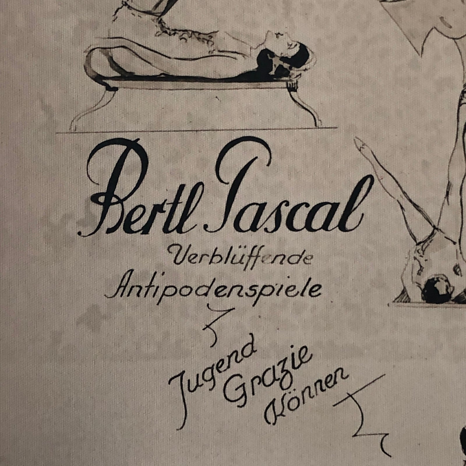 Circus Performer Acrobat Photo Photograph Vintage Bertl Pascal