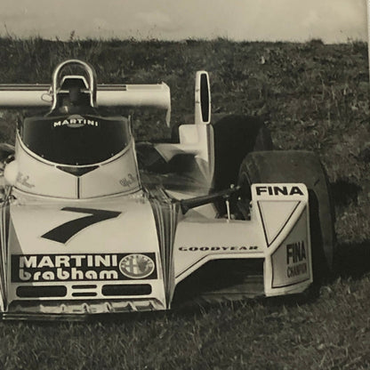 Vintage Martini Brabham Alfa Romeo Racing Car Photo Photograph 