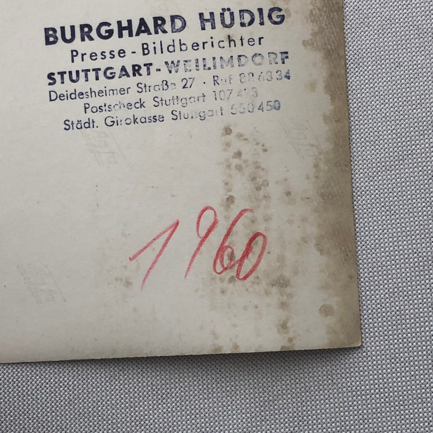 Vintage Solitude Grand Prix Racing Photo Photograph 1960