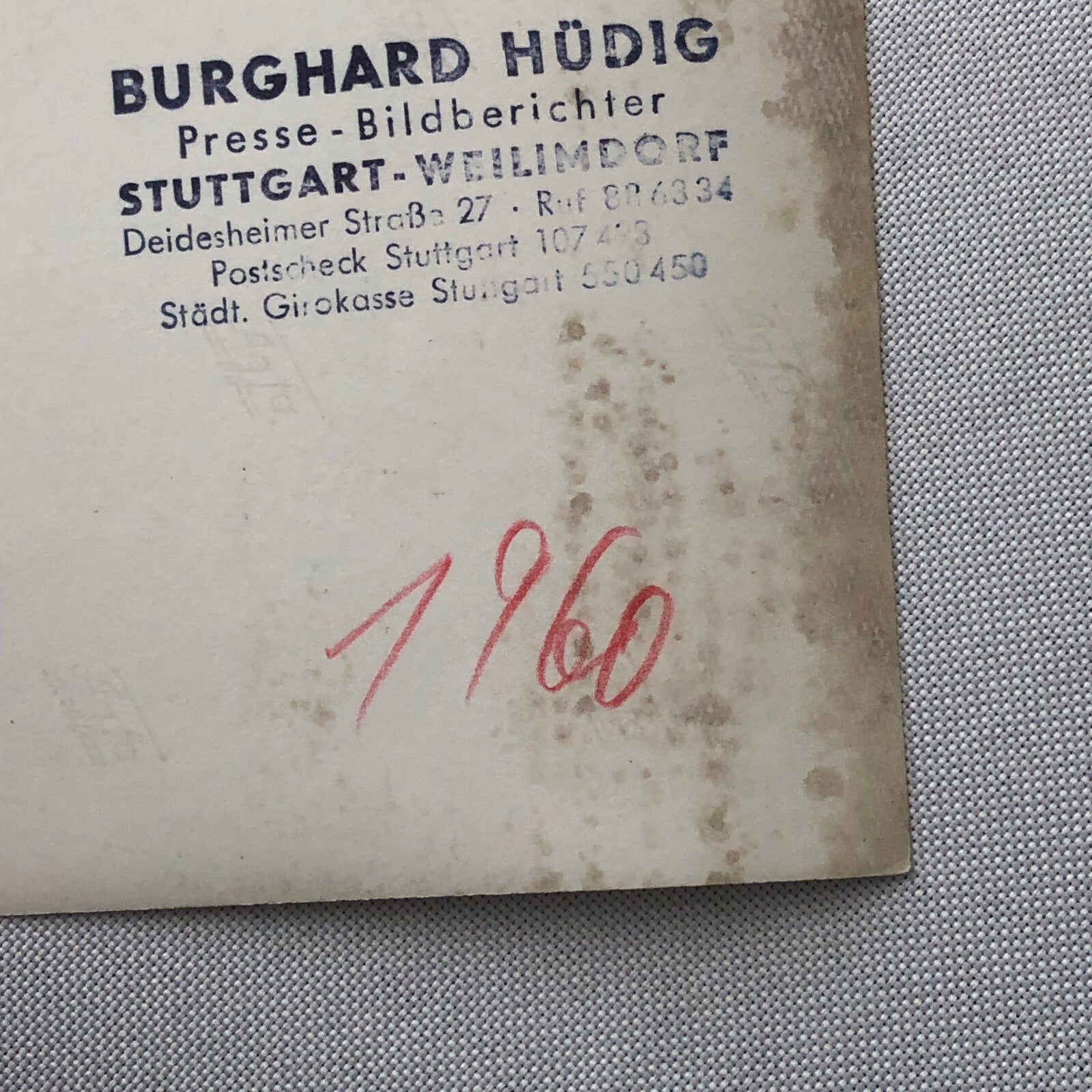 Vintage Solitude Grand Prix Racing Photo Photograph 1960