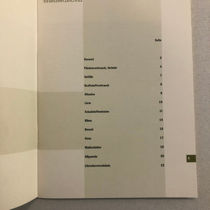 1996 Porsche Car Environmental Impact Sales Brochure Catalog GERMAN